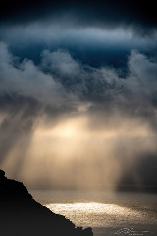 Norway Finnmarken Medfjord Overshadowed