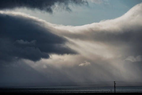 Norway Kokelv Finnmark God rays