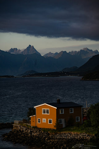 Norway Lofoten Yellow house