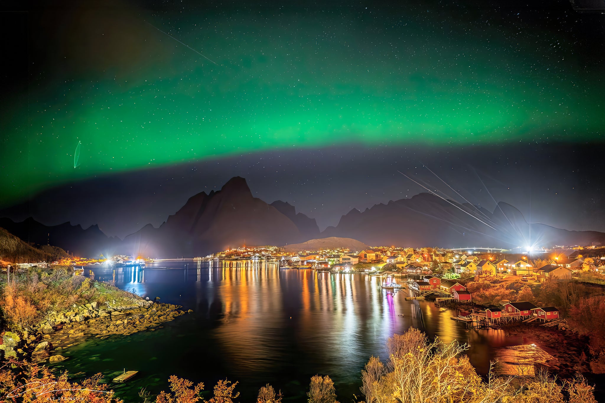 Norway Lofoten Riding the dragon