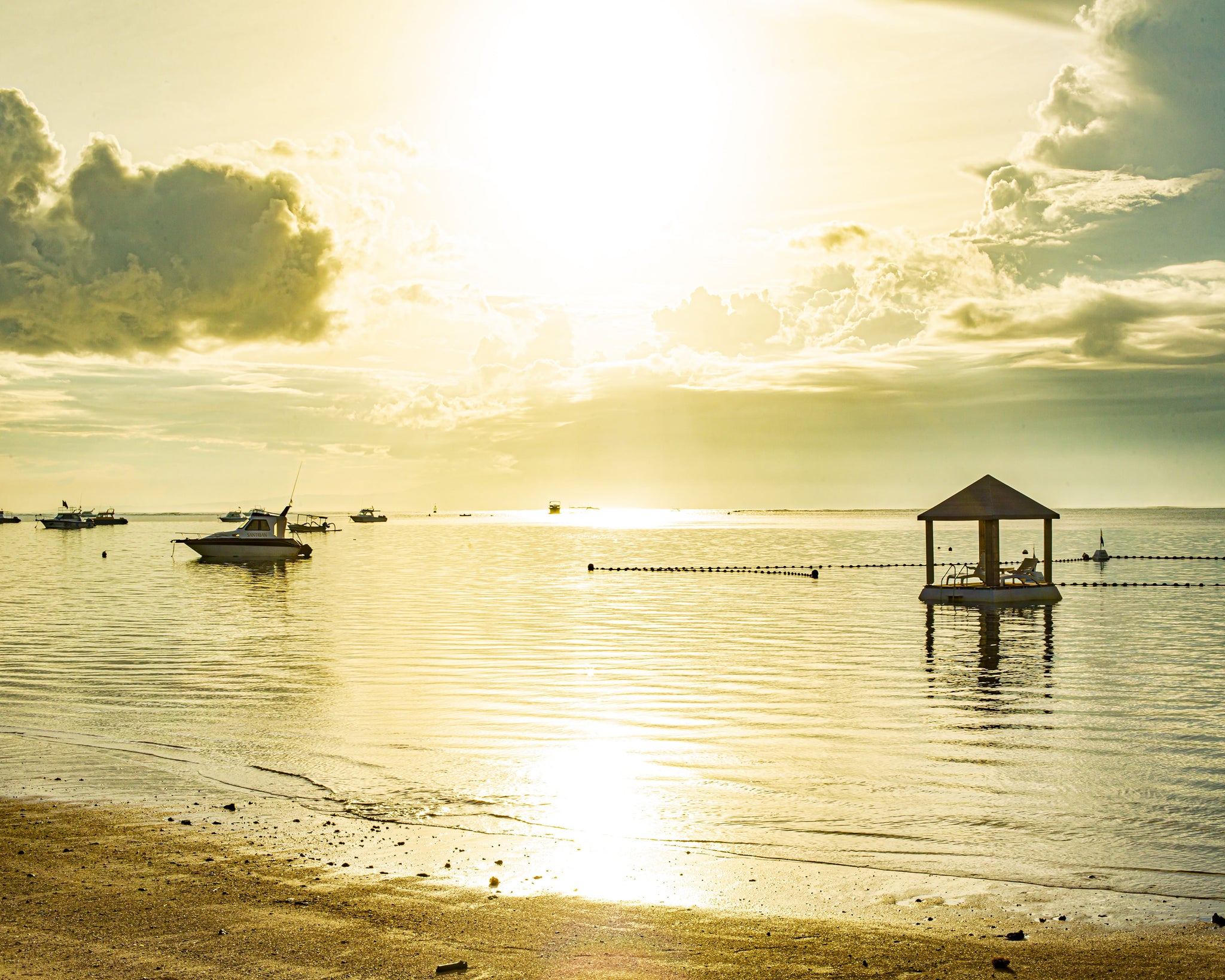 Morning on the Pier in Bali 1((50x40)