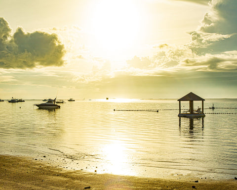 Morning on the Pier in Bali 1((50x40)