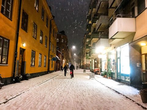 Kvällssnö, Södermannagatan