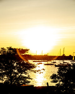 The Sunset at Harbour Court (40x50)
