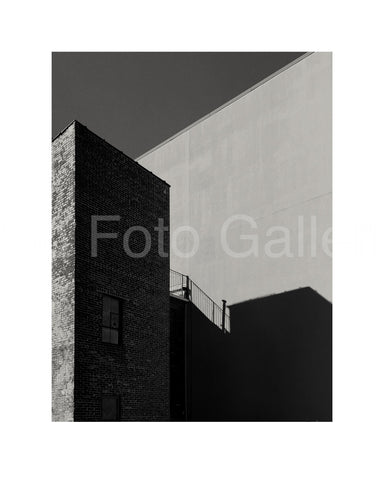 Brick house and shadow
