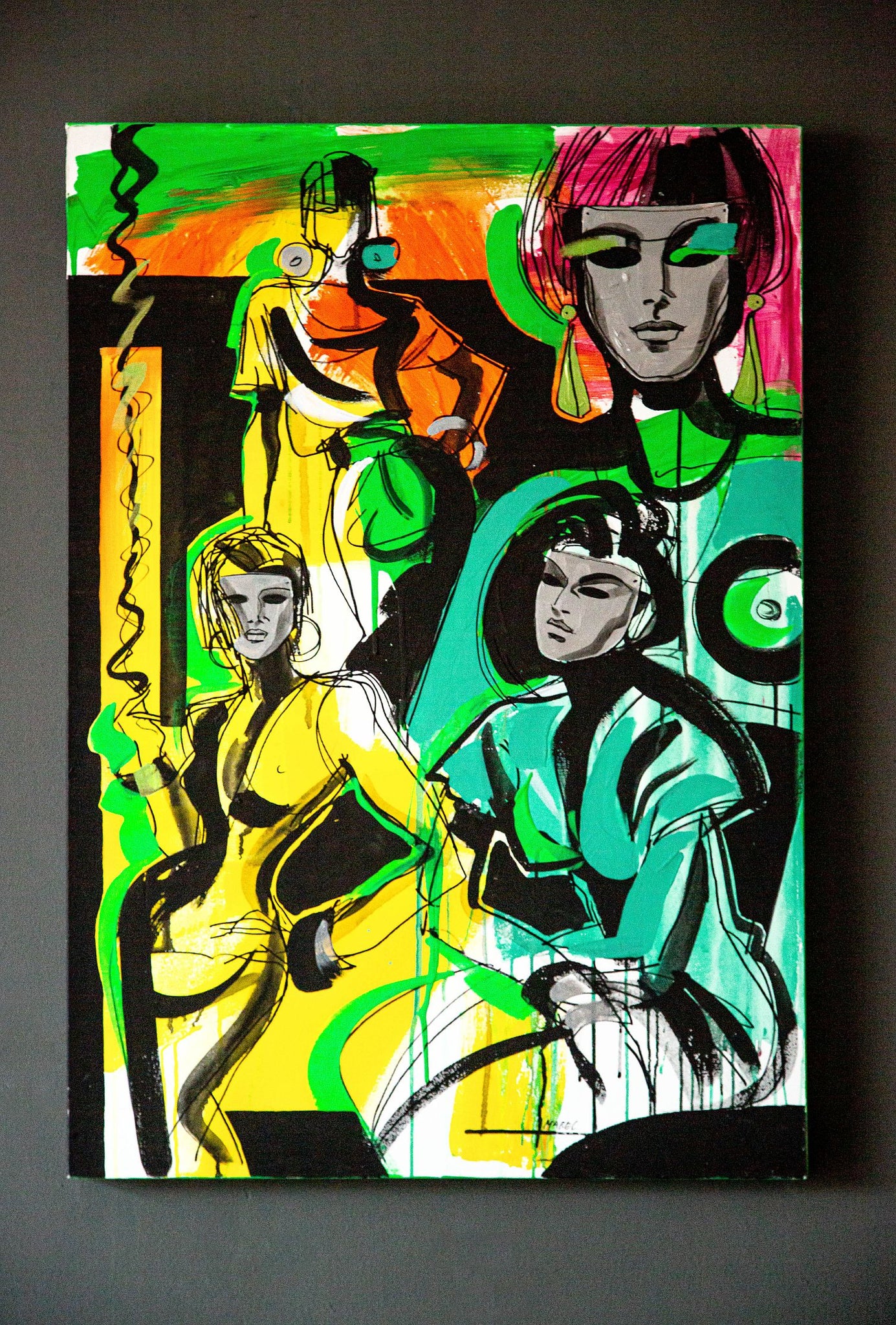 Audition (100 cm x 70 cm)