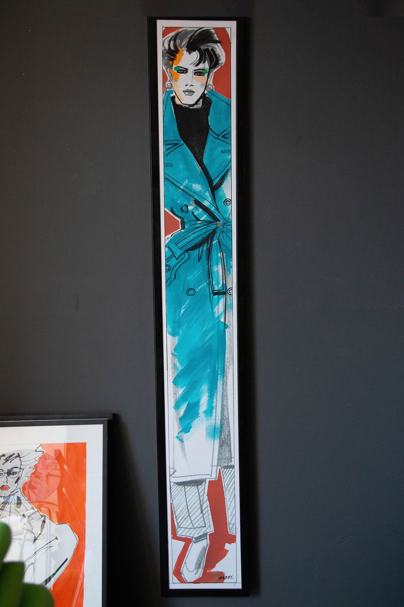 Cyan (180 cm x 28 cm)