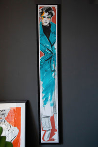 Cyan (180 cm x 28 cm)