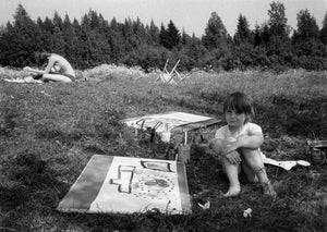 Little artist by Ann Lehndal Skansen